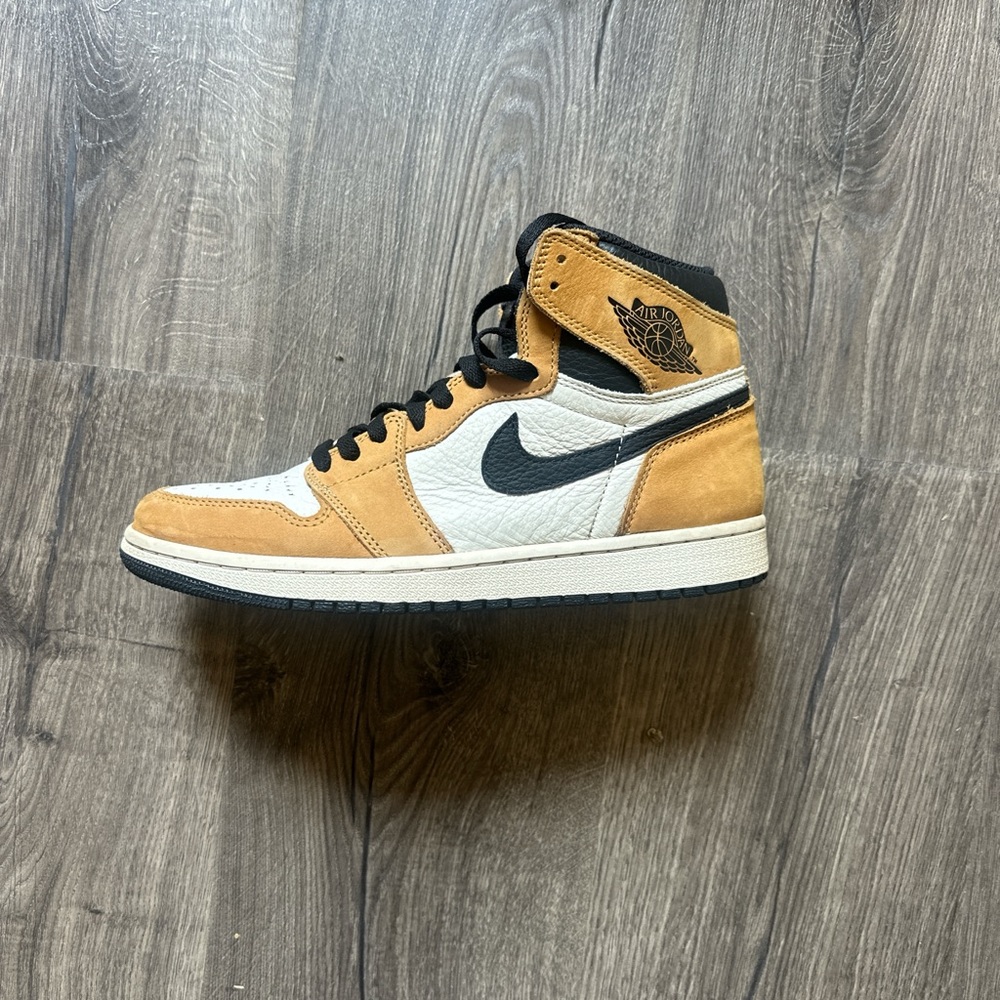 Nike Air Jordan 1 Retro High OG “Rookie of the Year” Size 9 – Brown / White